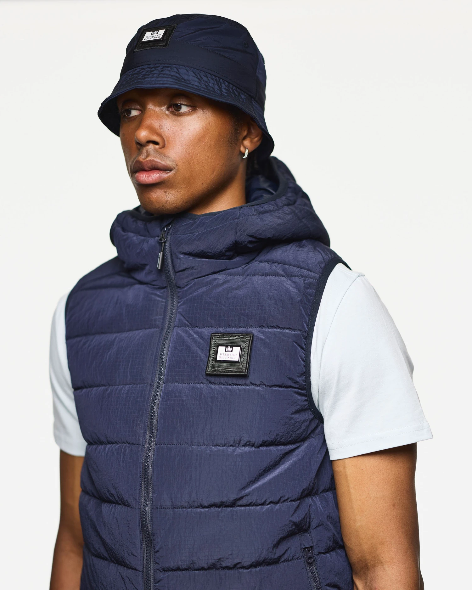 Weekend Offender Long Beach Blvd Bucket Hat Navy 3 Weekend Offender Long Beach Blvd Bucket Hat Navy - Image 3