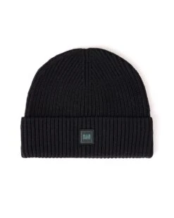 Weekend Offender Kettama Rib Knit Beanie Black