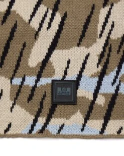 Weekend Offender Oden Camo Rib Knit Balaclava Tobacco Brown -Weekend Offender AC3A24 ODEN CAMO TOBACCO 4875 NEW 2