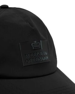 Weekend Offender Bayardo Baseball Cap Black -Weekend Offender AC3A27 BAYARDO BLACK 4471