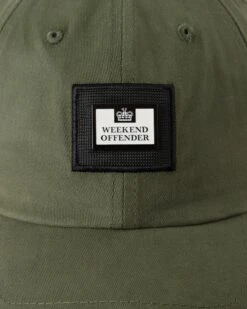 Weekend Offender Valetta Baseball Cap Dark Green -Weekend Offender ACAW22 02 VALETTA DARK GREEN 8247