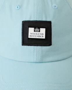 Weekend Offender Valetta Baseball Cap Ice Blue -Weekend Offender ACAW22 02 VALETTA ICE BLUE 8278