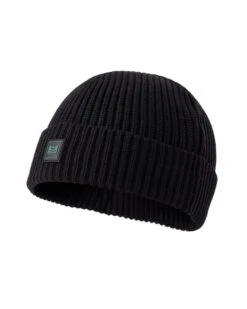 Weekend Offender Kettama Rib Beanie Black -Weekend Offender ACAW2302 KETTAMA BLACK 5184