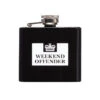 Weekend Offender Hip Flask Black/White
