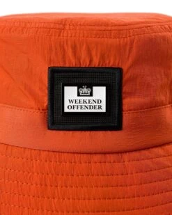 Weekend Offender Long Beach Blvd Bucket Hat Pure Orange -Weekend Offender ACSS2402 LONG BEACH BOULEVARD PURE ORANGE 3085