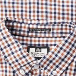 Weekend Offender Check Shirt Woody Check 16 Weekend Offender Check Shirt Woody Check -Weekend Offender AW20 SHAW20 02 WOODY CHECK WOODY CHECK DETAIL 1