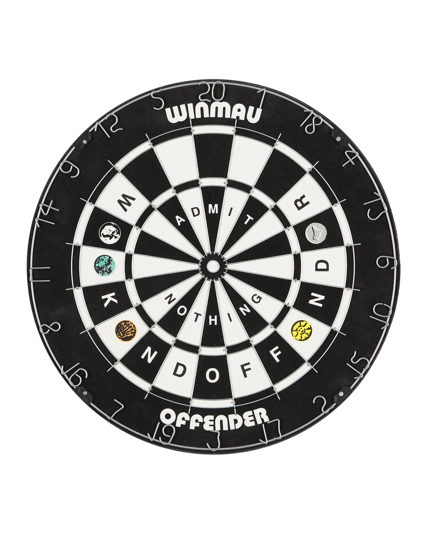 Weekend Offender Dartboard Black 1 Weekend Offender Dartboard Black