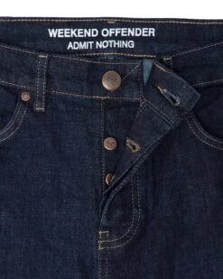 Weekend Offender 444 Easy Dark Rinsed Denim Jeans -Weekend Offender DENIM EASY DARK RINSED 7699