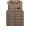 Weekend Offender Toronto Hooded Gilet Tobacco Brown