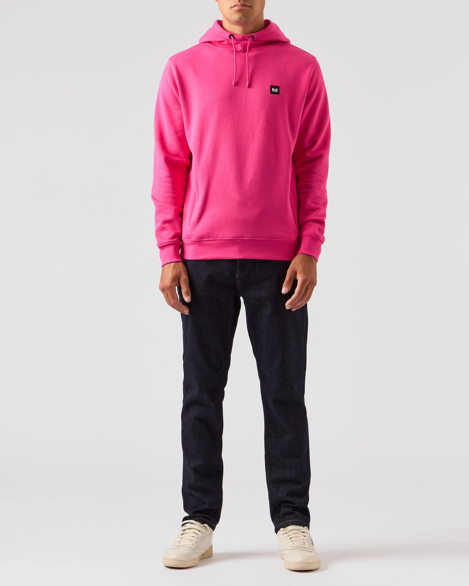 Weekend Offender Ribbe Hoodie Cerise Pink 2 Weekend Offender Ribbe Hoodie Cerise Pink - Image 2