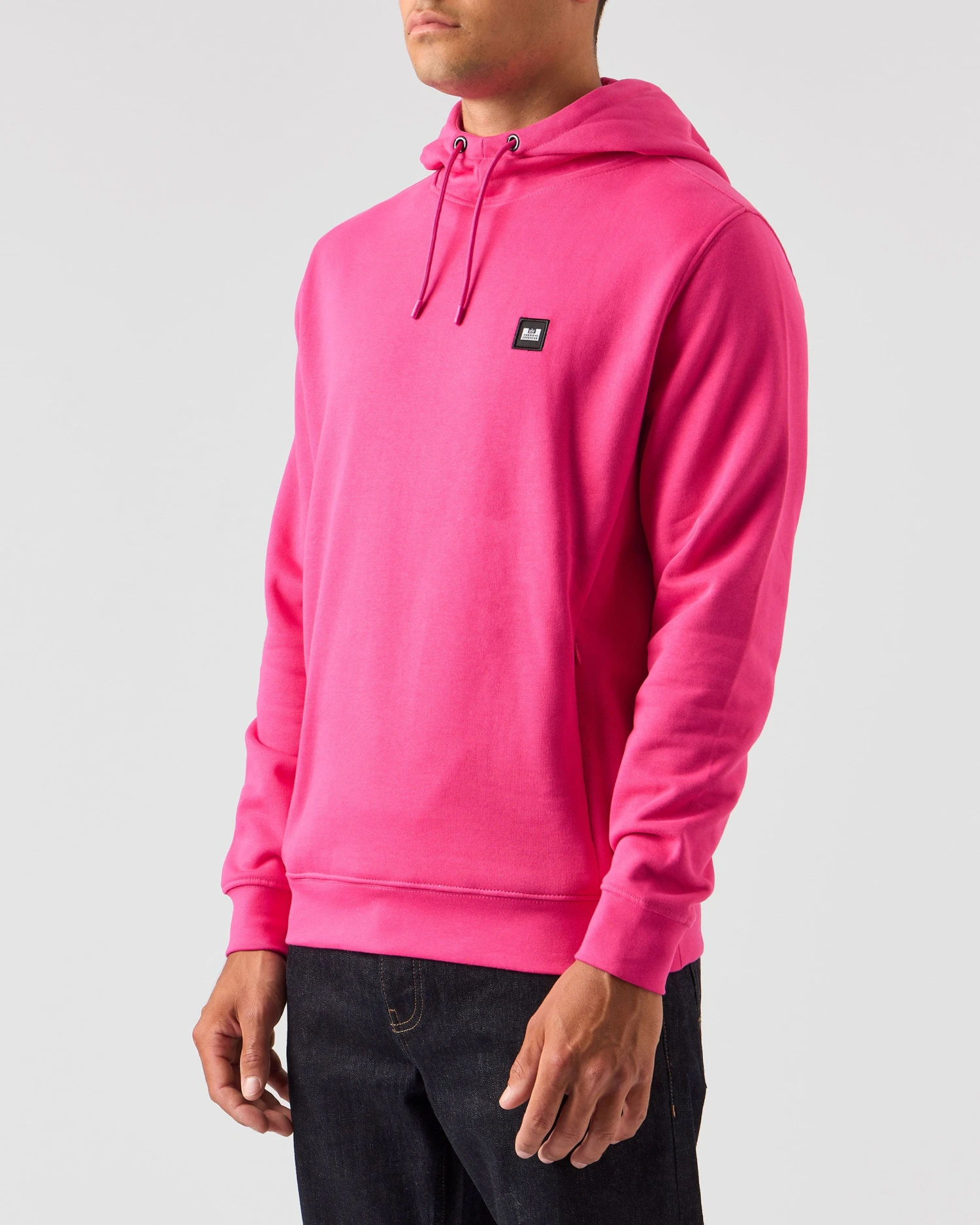 Weekend Offender Ribbe Hoodie Cerise Pink 3 Weekend Offender Ribbe Hoodie Cerise Pink - Image 3