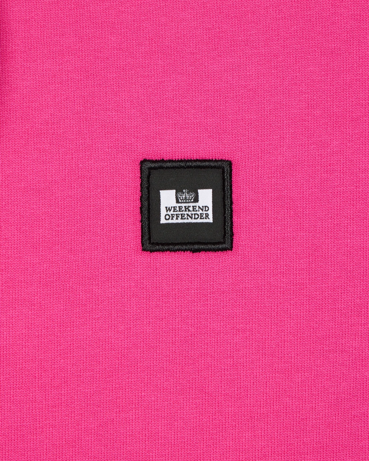 Weekend Offender Ribbe Hoodie Cerise Pink 6 Weekend Offender Ribbe Hoodie Cerise Pink - Image 6