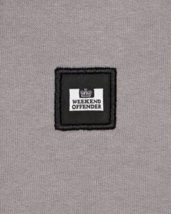 Weekend Offender Ribbe Hoodie Light Grey -Weekend Offender HDAW2305 RIBBE LIGHT GREY 3710