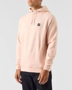 Weekend Offender Ribbe Hoodie Peachy -Weekend Offender HDAW2305 RIBBE PEACHY 0609 MODEL