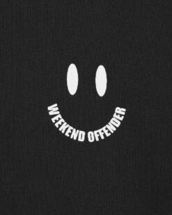 Weekend Offender Rossi Tricot Hoodie Black -Weekend Offender HDAW2306 ROSSI BLACK 3596