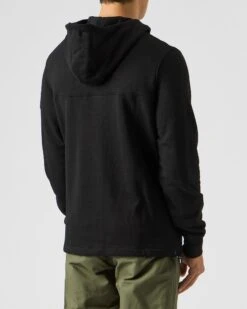 Weekend Offender Tanzmann Mesh Pocket Hoodie Black -Weekend Offender HDAW2308 TANZMANN BLACK 1941 MODEL