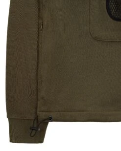 Weekend Offender Tanzmann Mesh Pocket Hoodie Dark Green -Weekend Offender HDAW2308 TANZMANN DARK GREEN 5538