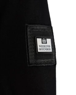 Weekend Offender Hamilton Hoodie Black -Weekend Offender HDAW2309 HAMILTON BLACK 0996