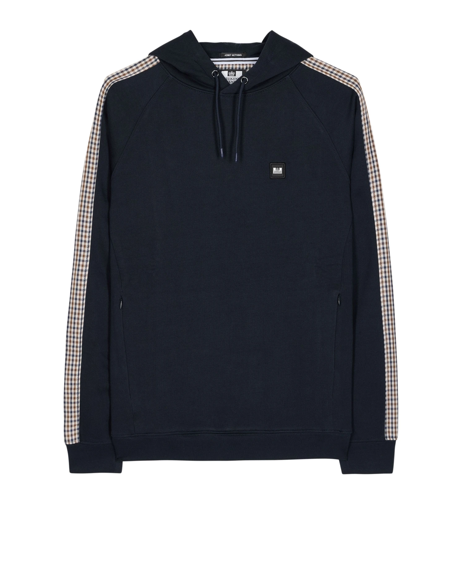 Weekend Offender Lo Sung Hoodie Navy/House Check 1 Weekend Offender Lo Sung Hoodie Navy/House Check