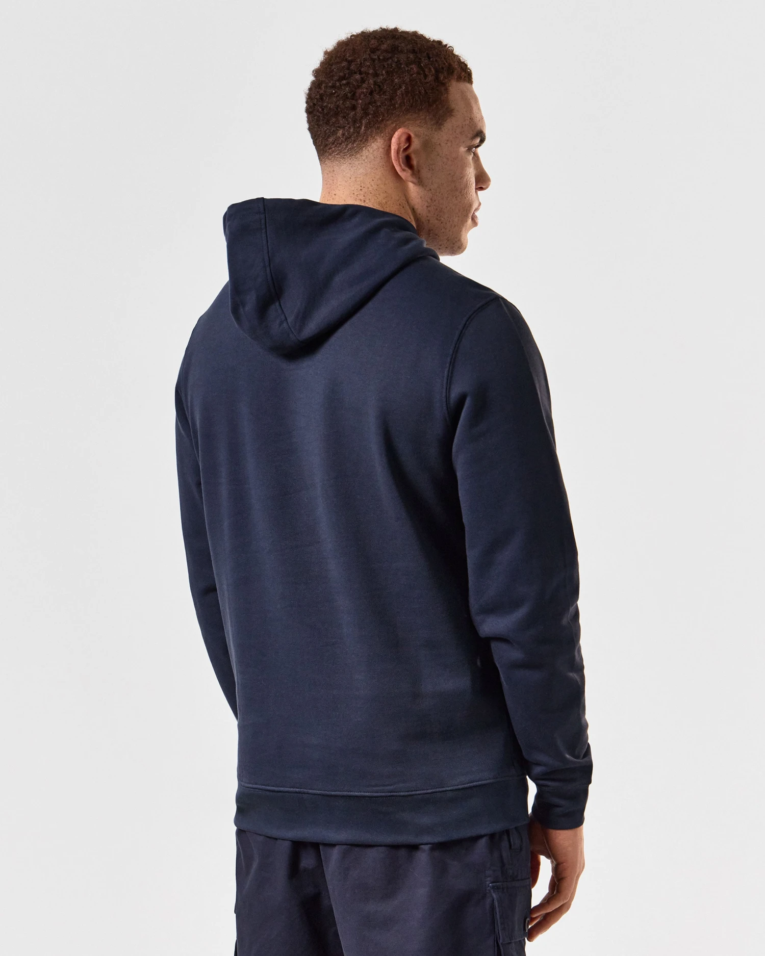 Weekend Offender Ribbe Hoodie Navy 4 Weekend Offender Ribbe Hoodie Navy - Image 4