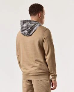 Weekend Offender Mernieres Hoodie Cognac Brown -Weekend Offender HDSS2402 MERNIERES COGNAC 4958 MODEL