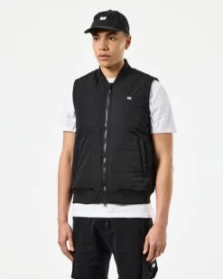 Weekend Offender Saharun Gilet Black -Weekend Offender JK1A04 SAHARUN BLACK 0016 MODEL