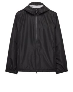 Weekend Offender Football + Festivals Waterproof Pack Away Jacket Black