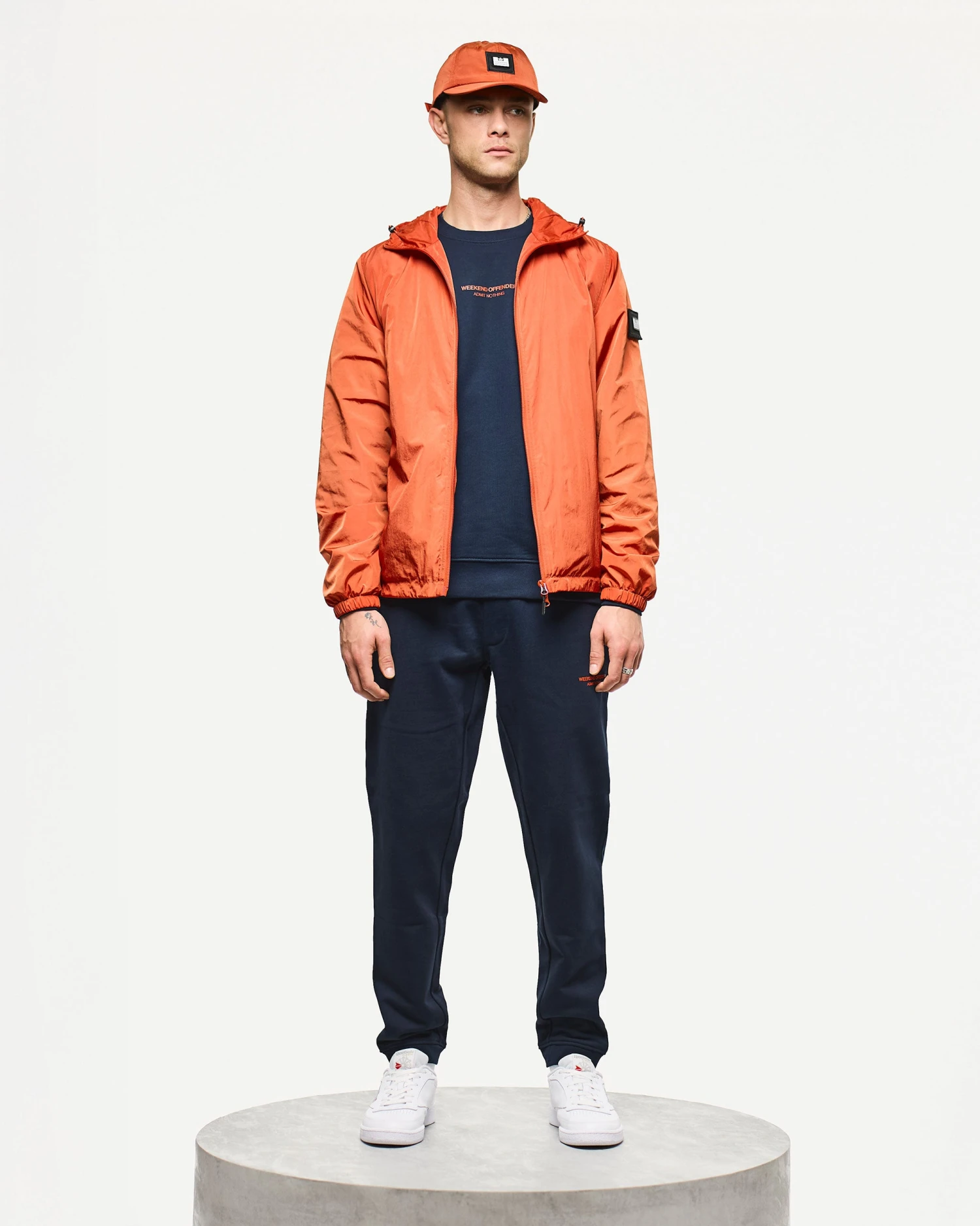 Weekend Offender Technician Fleece Lined Jacket Sunset Orange 2 Weekend Offender Technician Fleece Lined Jacket Sunset Orange - Image 2