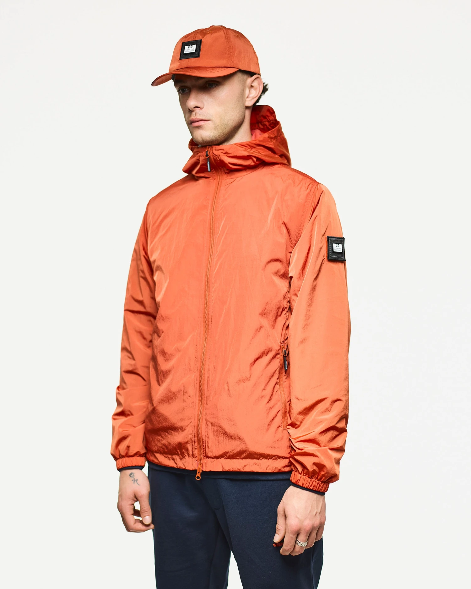 Weekend Offender Technician Fleece Lined Jacket Sunset Orange 3 Weekend Offender Technician Fleece Lined Jacket Sunset Orange - Image 3