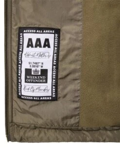 Weekend Offender Technician Fleece Lined Jacket Tobacco Brown -Weekend Offender JK3A01 TECHNICIAN TOBACCO 3534 NEW 5