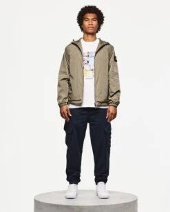 Weekend Offender Technician Fleece Lined Jacket Tobacco Brown -Weekend Offender JK3A01 TECHNICIAN TOBACCO WP1A01 PIANEMO NAVY 4143 MODEL NEW LEAD IMAGE