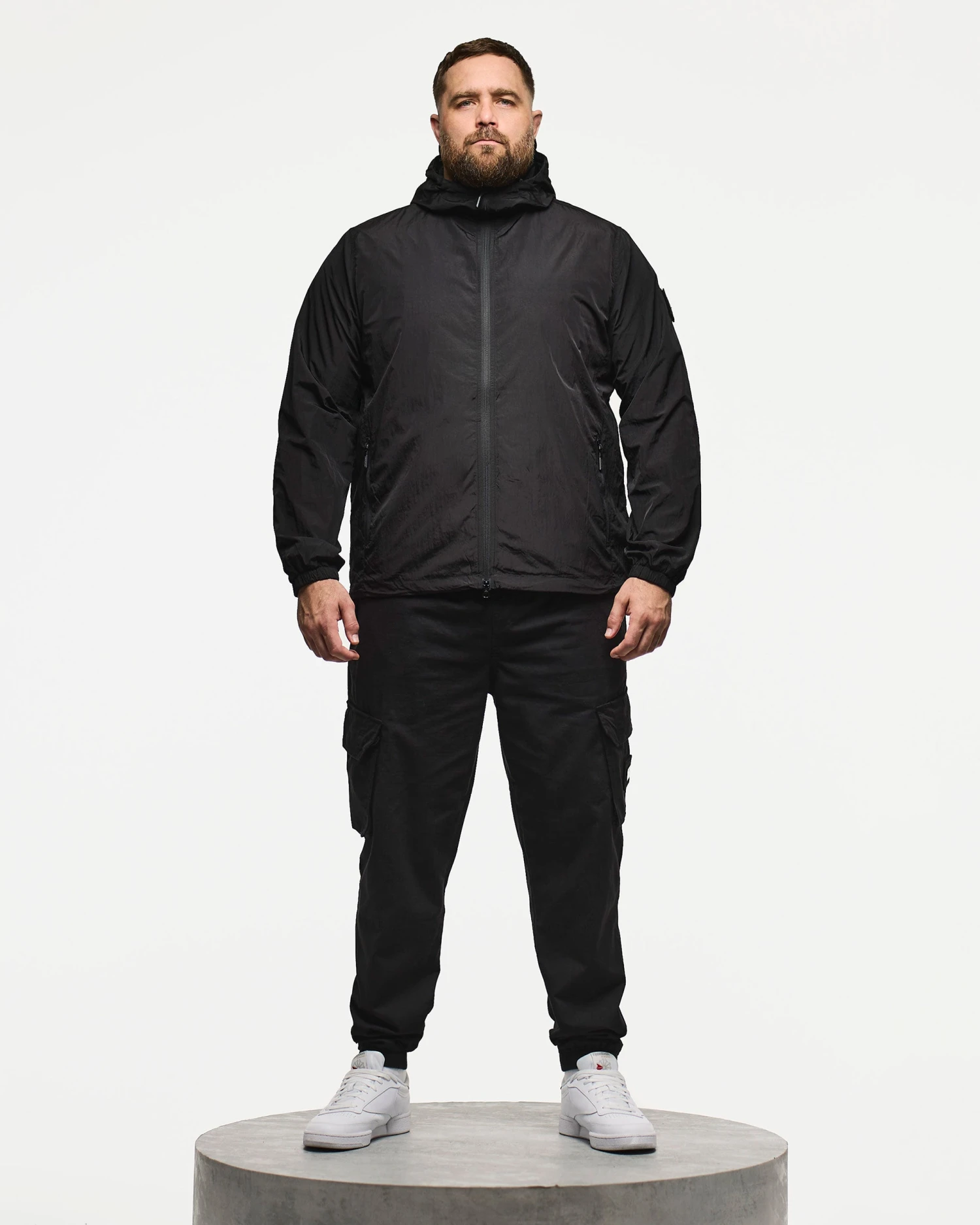 Weekend Offender Plus Size - Technician Fleece Lined Jacket Black 2 Weekend Offender Plus Size - Technician Fleece Lined Jacket Black - Image 2