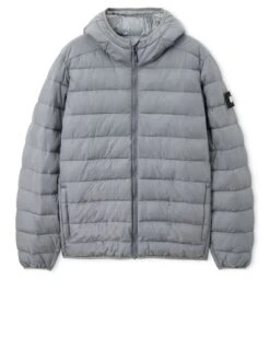 Weekend Offender La Guardia Puffer Jacket Porpoise Grey