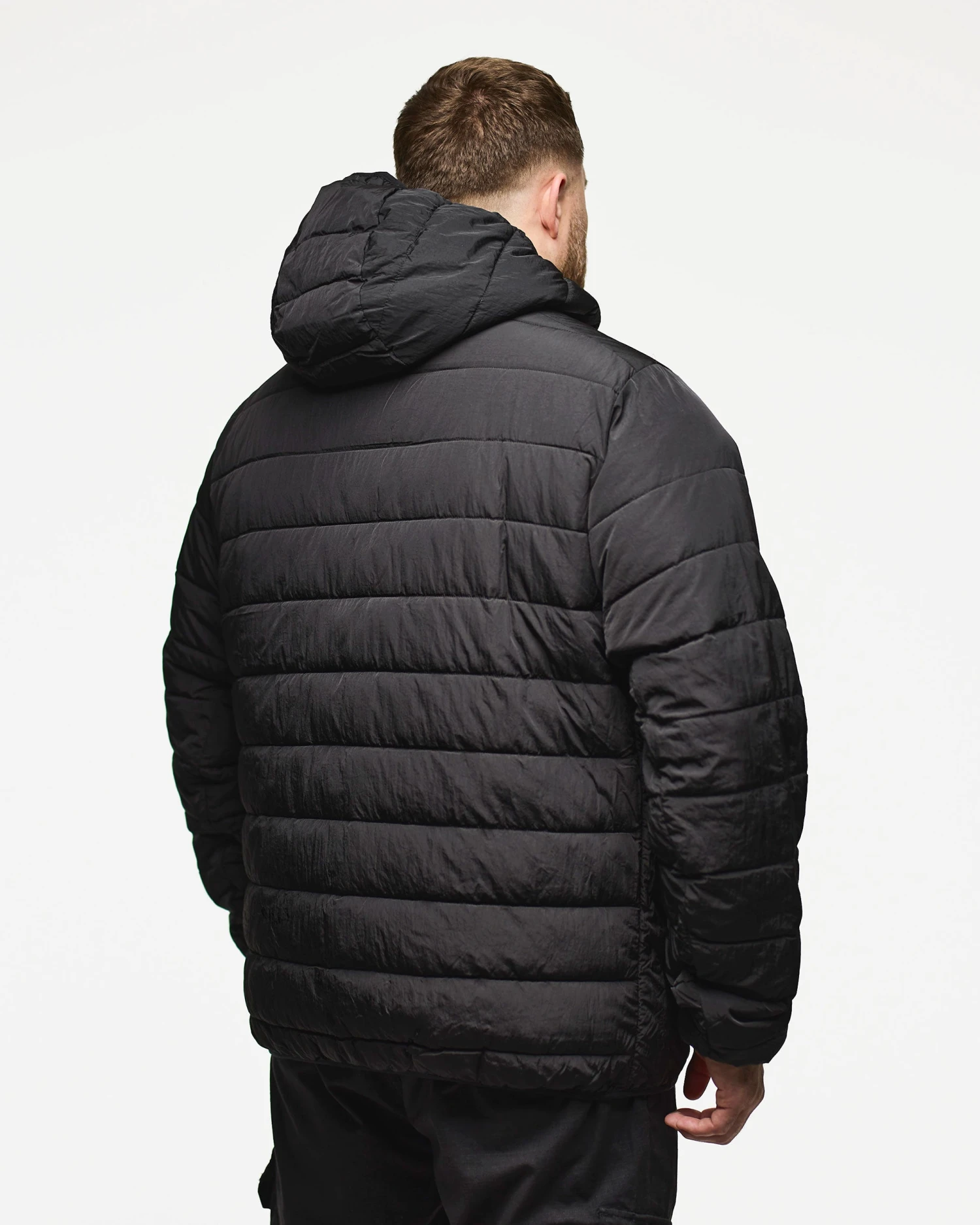 Weekend Offender Plus Size - La Guardia Puffer Jacket Black 4 Weekend Offender Plus Size - La Guardia Puffer Jacket Black - Image 4