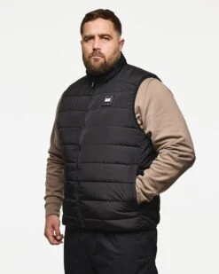 Weekend Offender Plus Size - Gacha Padded Gilet Black -Weekend Offender JK3A04X GACHA BLACK 15268 PLUS