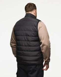 Weekend Offender Plus Size - Gacha Padded Gilet Black -Weekend Offender JK3A04X GACHA BLACK 15269 PLUS