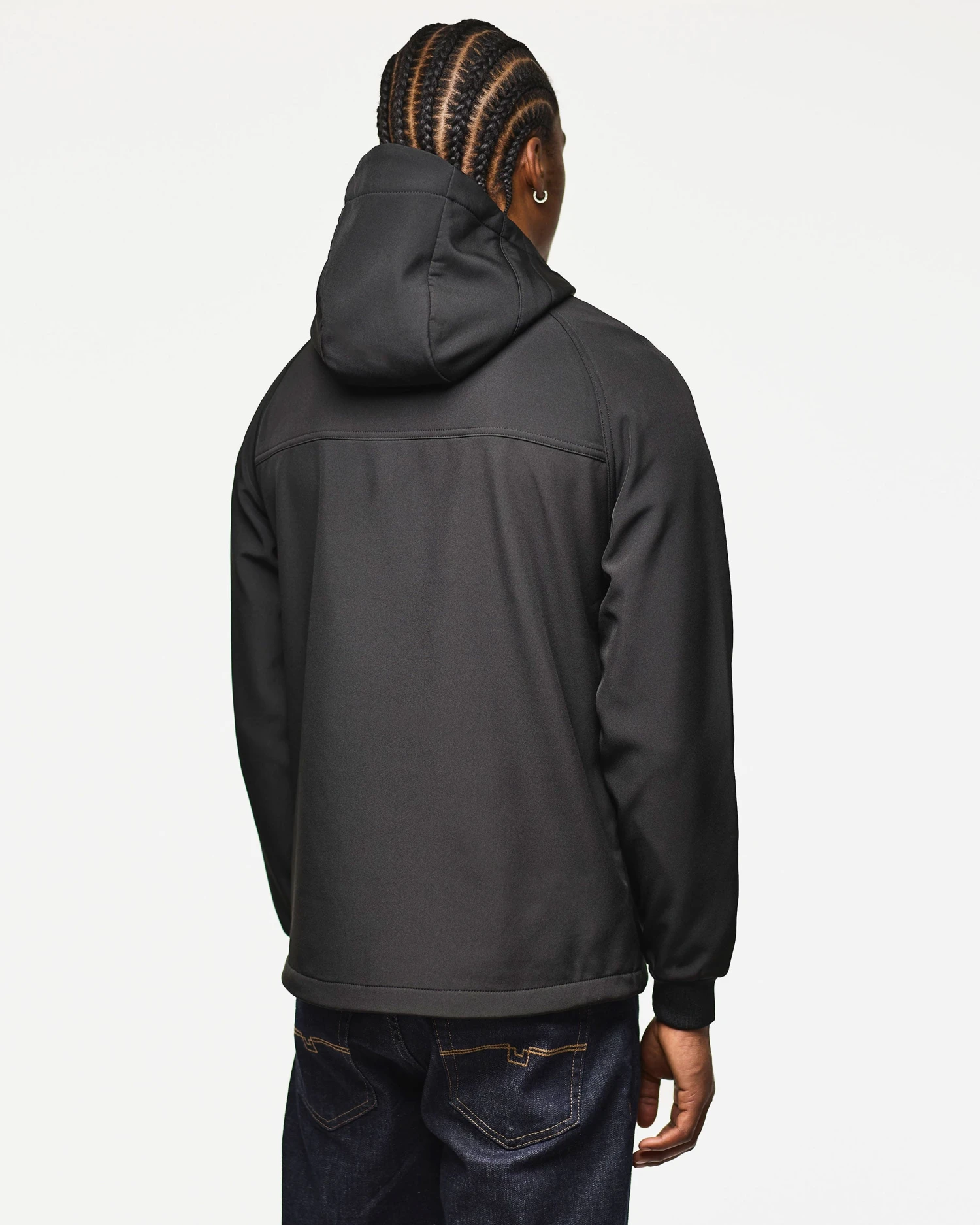 Weekend Offender Stipe Softshell Jacket Black 4 Weekend Offender Stipe Softshell Jacket Black - Image 4