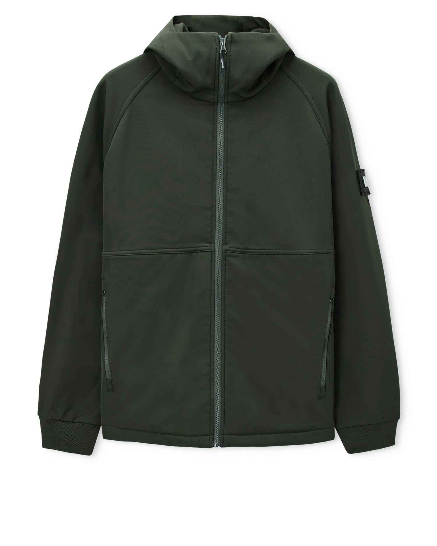 Weekend Offender Stipe Softshell Jacket Black Forest Green 1 Weekend Offender Stipe Softshell Jacket Black Forest Green