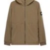 Weekend Offender Stipe Softshell Jacket Tobacco Brown