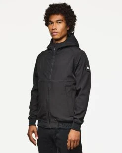 Weekend Offender Sulta Softshell Bomber Jacket Black 8 Weekend Offender Sulta Softshell Bomber Jacket Black -Weekend Offender JK3A07 SULTA BLACK 3902 MODEL
