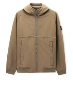 Weekend Offender Sulta Softshell Bomber Jacket Tobacco Brown
