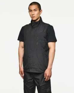 Weekend Offender Satriani Gilet Black -Weekend Offender JK3A22 SATRIANI BLACK 4668 MODEL