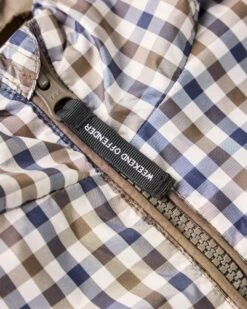 Weekend Offender Kids Campania Windbreaker Jacket Check -Weekend Offender JK3A29 CAMPANIA MID CHECK 14044 NEW 3