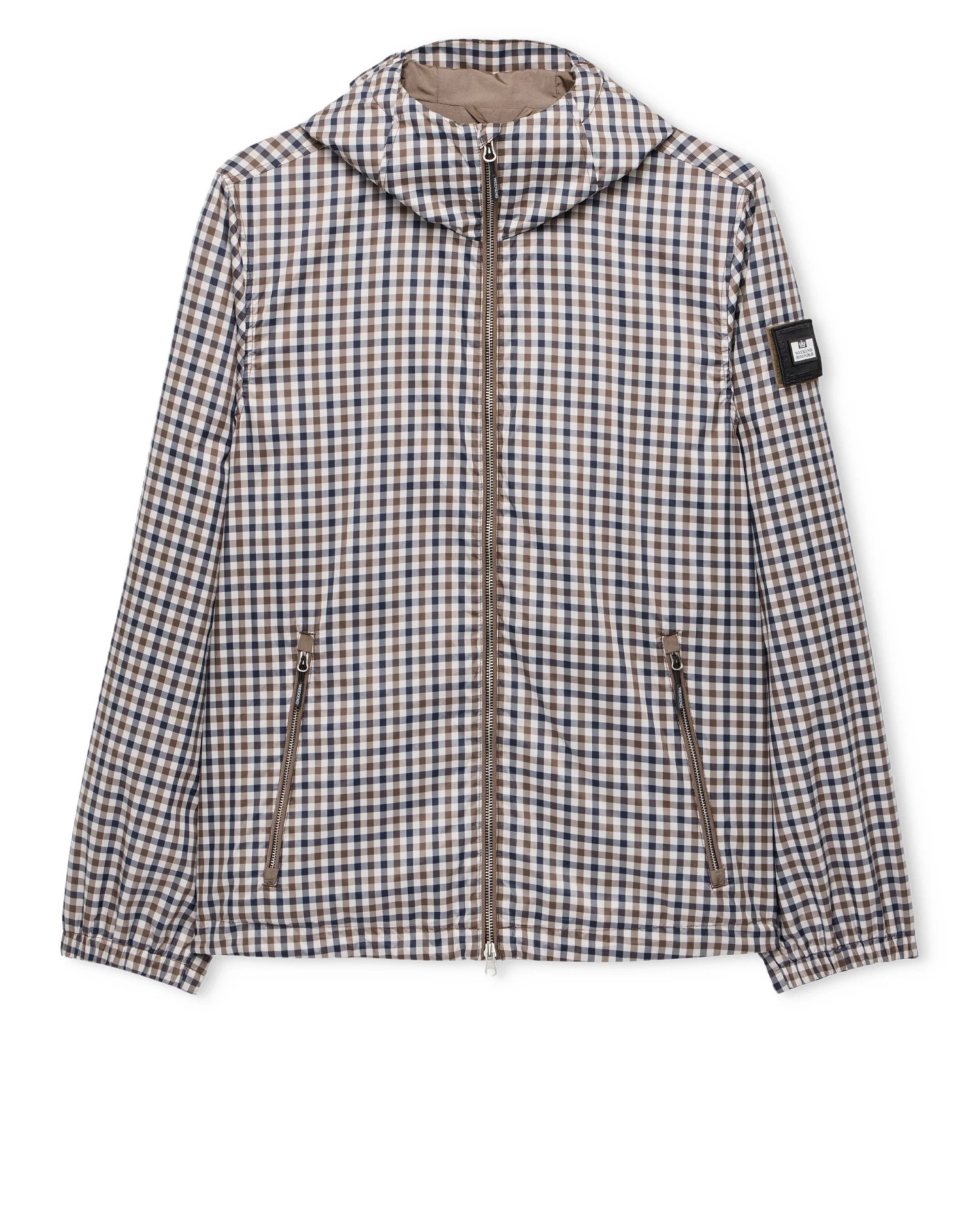 Weekend Offender Campania Windbreaker Jacket Check 1 Weekend Offender Campania Windbreaker Jacket Check