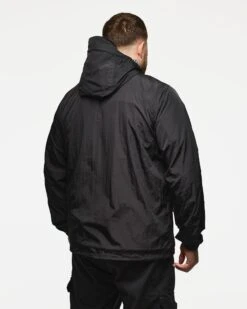 Weekend Offender Plus Size - Campania Windbreaker Jacket Black -Weekend Offender JK3A29X CAMPANIA BLACK 15134 PLUS