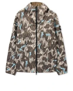 Weekend Offender Mercury Camo Reversible Jacket Tobacco Brown