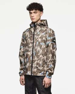 Weekend Offender Mercury Camo Reversible Jacket Tobacco Brown -Weekend Offender JK3A40 MERCURY CAMO TOBACCO 3447 MODEL NEW