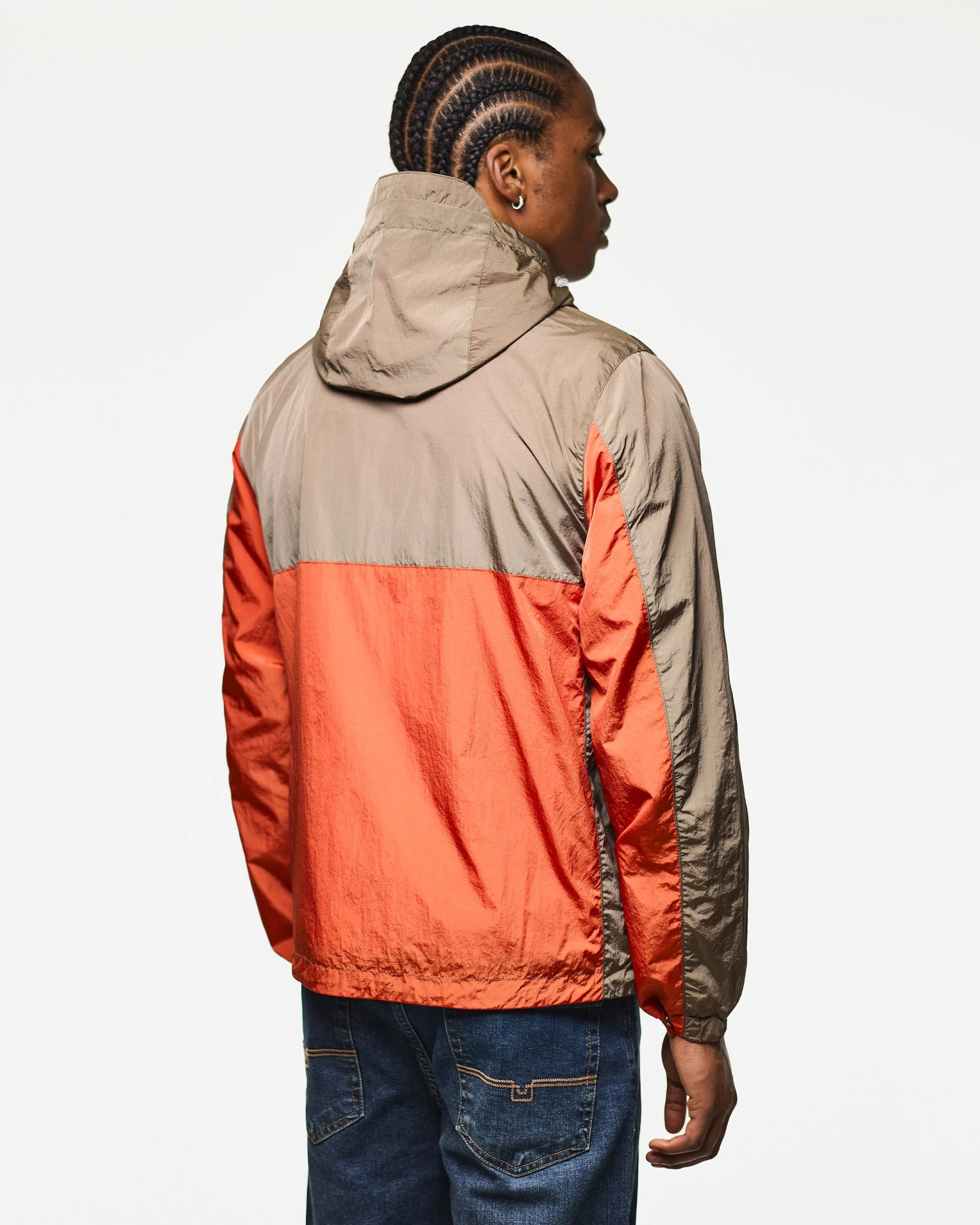 Weekend Offender Parissa Windbreaker Tobacco Brown/Sunset Orange 4 Weekend Offender Parissa Windbreaker Tobacco Brown/Sunset Orange - Image 4