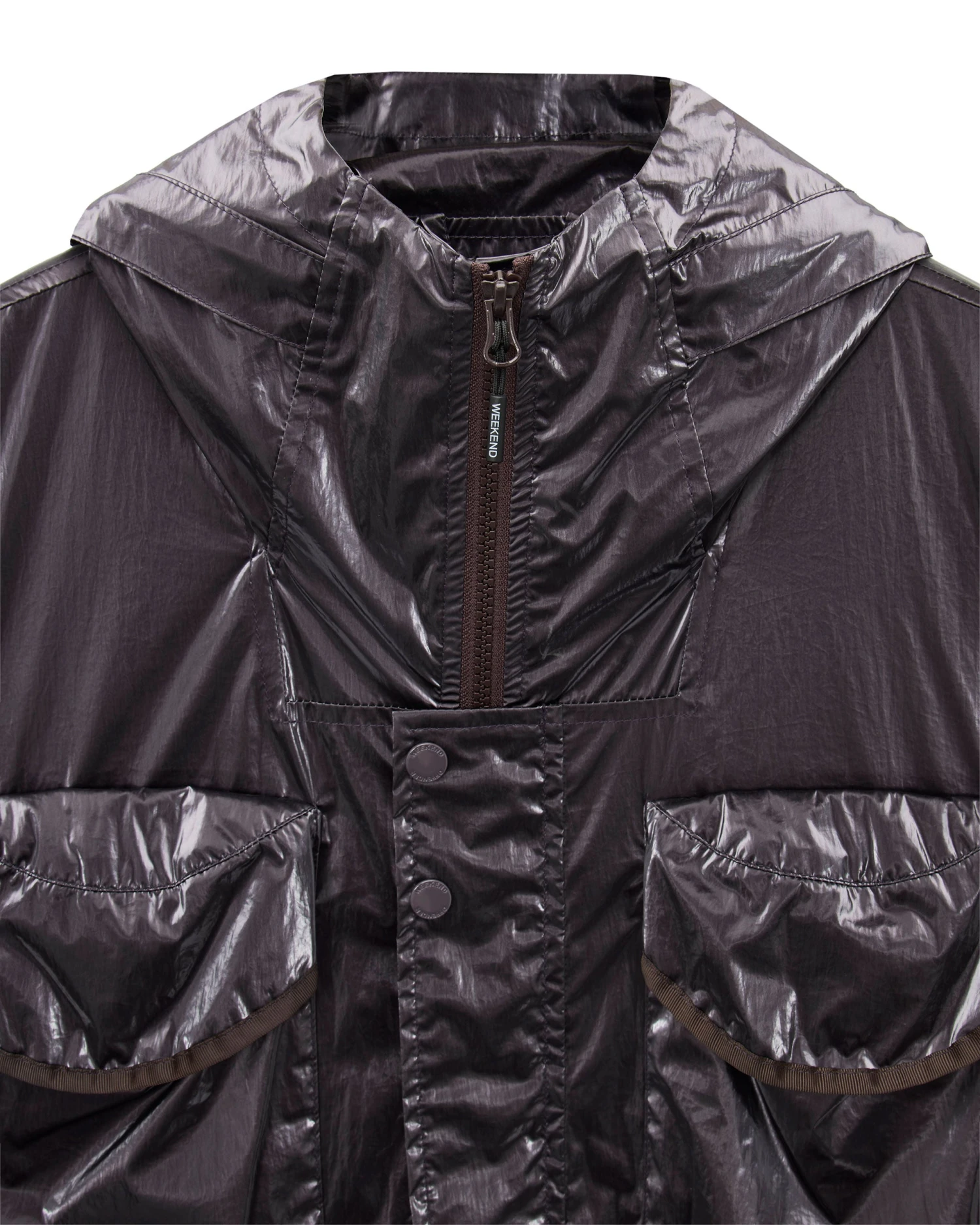 Weekend Offender Cotoca Fleece Lined Jacket Aubergine 5 Weekend Offender Cotoca Fleece Lined Jacket Aubergine - Image 5