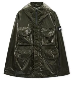 Weekend Offender Cotoca Fleece Lined Jacket Black Forest Green